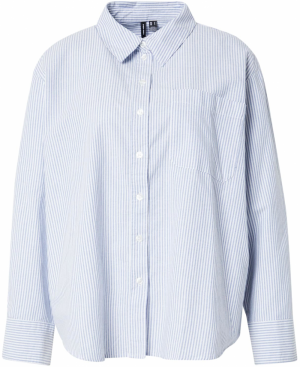 VERO MODA Blúzka 'VMIDA'  pastelovo modrá / biela
