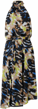 DKNY Šaty  azúrová / brokátová / čierna / biela