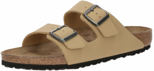 BIRKENSTOCK Šľapky 'Arizona Birkibuc'  krémová