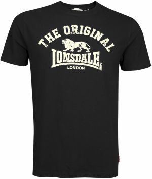 LONSDALE Tričko 'Original'  čierna / biela