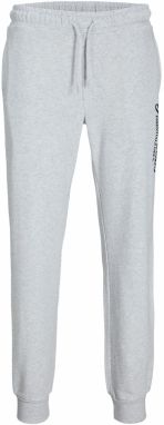JACK & JONES Nohavice 'JPSTGORDON'  čierna / biela melírovaná