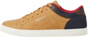 JACK & JONES Nízke tenisky 'JFWJordan'  námornícka modrá / horčicová / tmavosivá