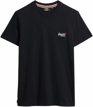 Superdry Tričko 'Essential'  čierna / biela