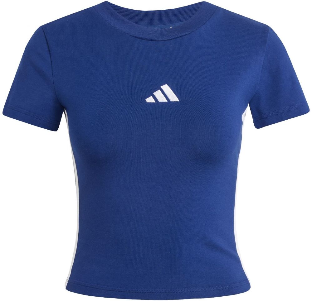 ADIDAS SPORTSWEAR Funkčné tričko 'Essentials'  enciánová / biela