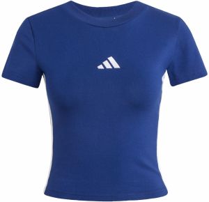 ADIDAS SPORTSWEAR Funkčné tričko 'Essentials'  enciánová / biela