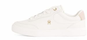 TOMMY HILFIGER Nízke tenisky 'Essential Chic Court'  šedobiela