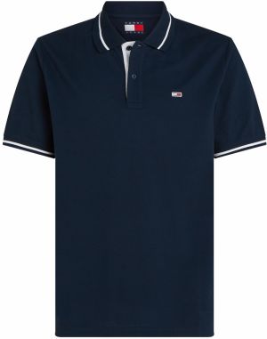 Tommy Jeans Tričko  námornícka modrá / červená / biela