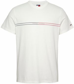 Tommy Jeans Tričko  námornícka modrá / červená / biela