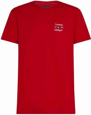 TOMMY HILFIGER Tričko  námornícka modrá / červená / biela