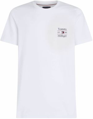 TOMMY HILFIGER Tričko  námornícka modrá / červená / biela