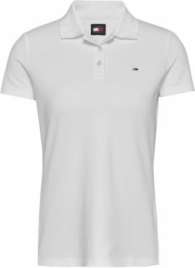 Tommy Jeans Tričko 'ESSENTIAL'  biela