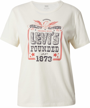 LEVI'S ® Tričko 'ICONIC'  antracitová / rubínová / biela