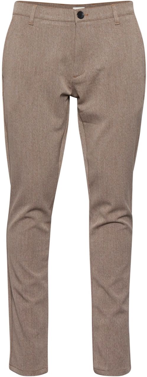 !Solid Chino nohavice 'Frederic'  tmavobéžová