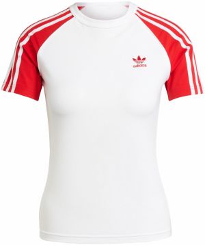 ADIDAS ORIGINALS Tričko 'Adicolor'  jasne červená / biela