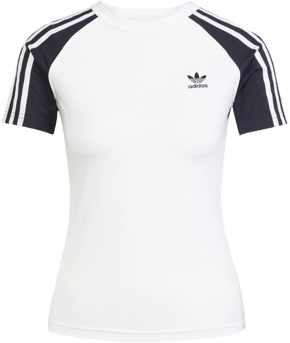 ADIDAS ORIGINALS Tričko 'Adicolor'  čierna / biela