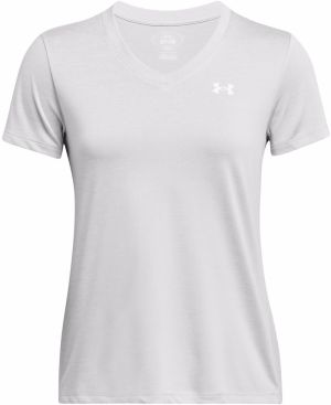 UNDER ARMOUR Funkčné tričko 'Twist'  svetlosivá / biela