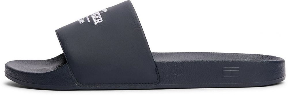 TOMMY HILFIGER Šľapky  námornícka modrá / biela