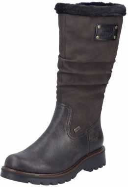 Rieker Čižmy  tmavohnedá