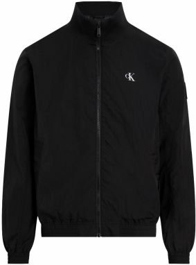 Calvin Klein Jeans Prechodná bunda  čierna / biela