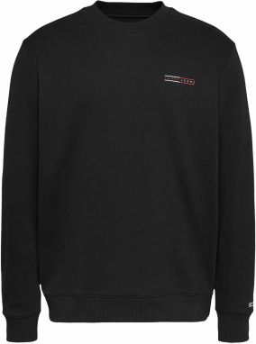 Tommy Jeans Mikina  čierna