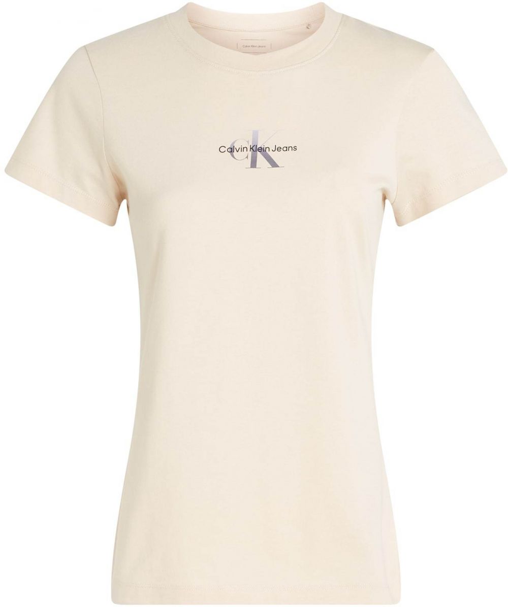 Calvin Klein Jeans Tričko 'GRADIENT'  béžová