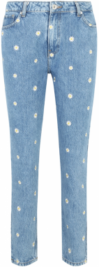 ONLY Džínsy 'ONLINC'  žltá / sivý denim / biela