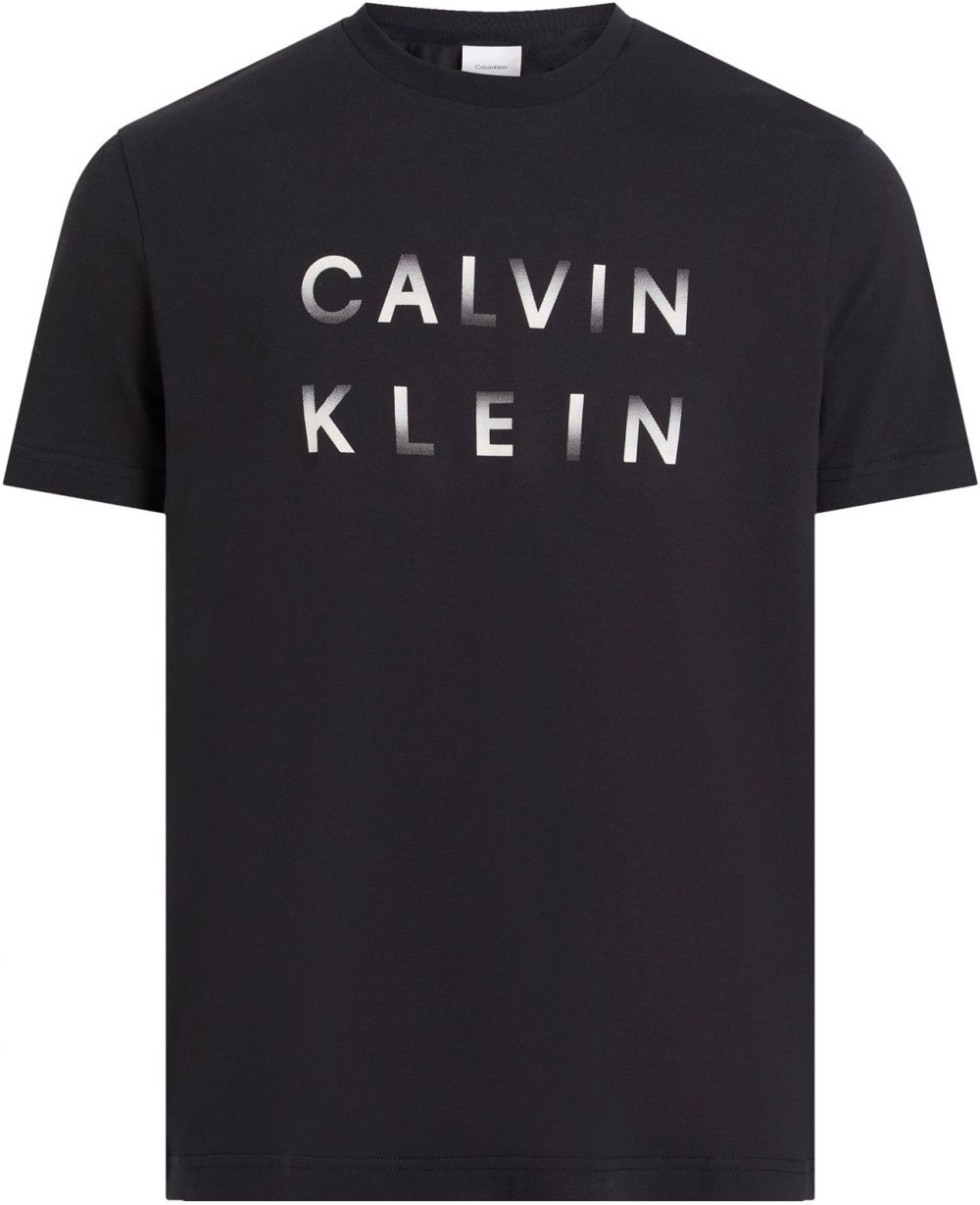 Calvin Klein Tričko  svetlosivá / čierna