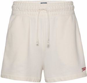 Tommy Jeans Nohavice  červená / biela