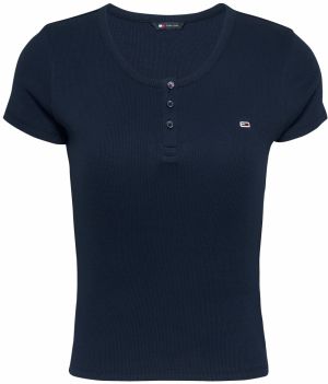 Tommy Jeans Tričko  tmavomodrá