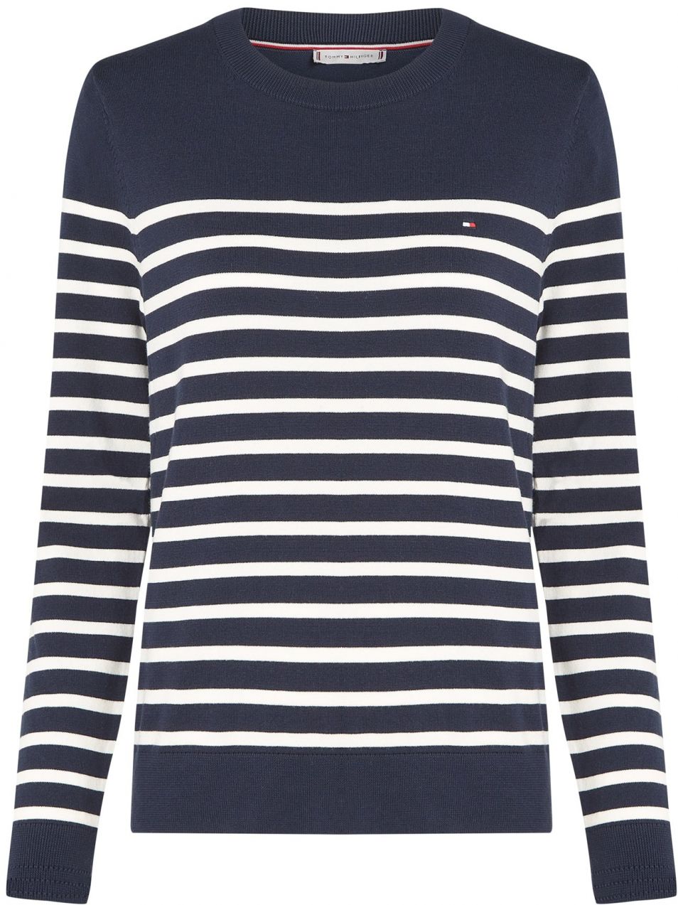 TOMMY HILFIGER Sveter  námornícka modrá / biela