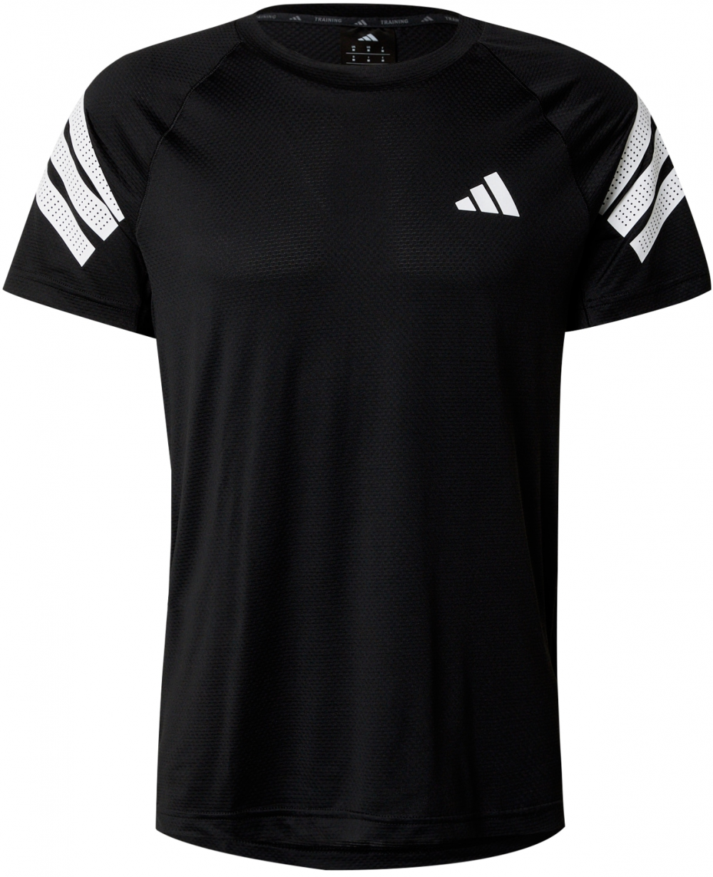 ADIDAS PERFORMANCE Funkčné tričko  čierna / biela