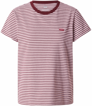 LEVI'S ® Tričko 'Perfect'  staroružová / burgundská / biela
