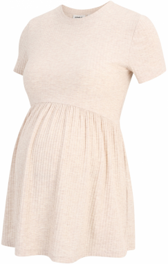 Only Maternity Tričko 'MALAYA'  sivobéžová