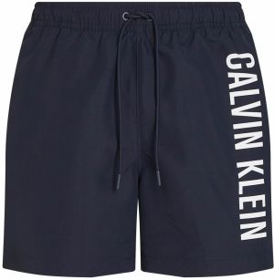 Calvin Klein Swimwear Plavecké šortky  námornícka modrá / biela