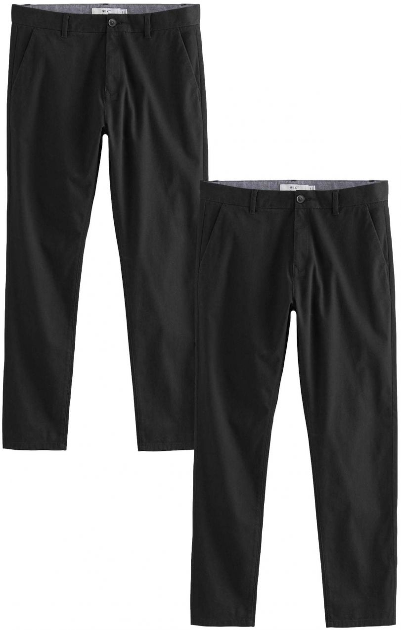 Next Chino nohavice  čierna