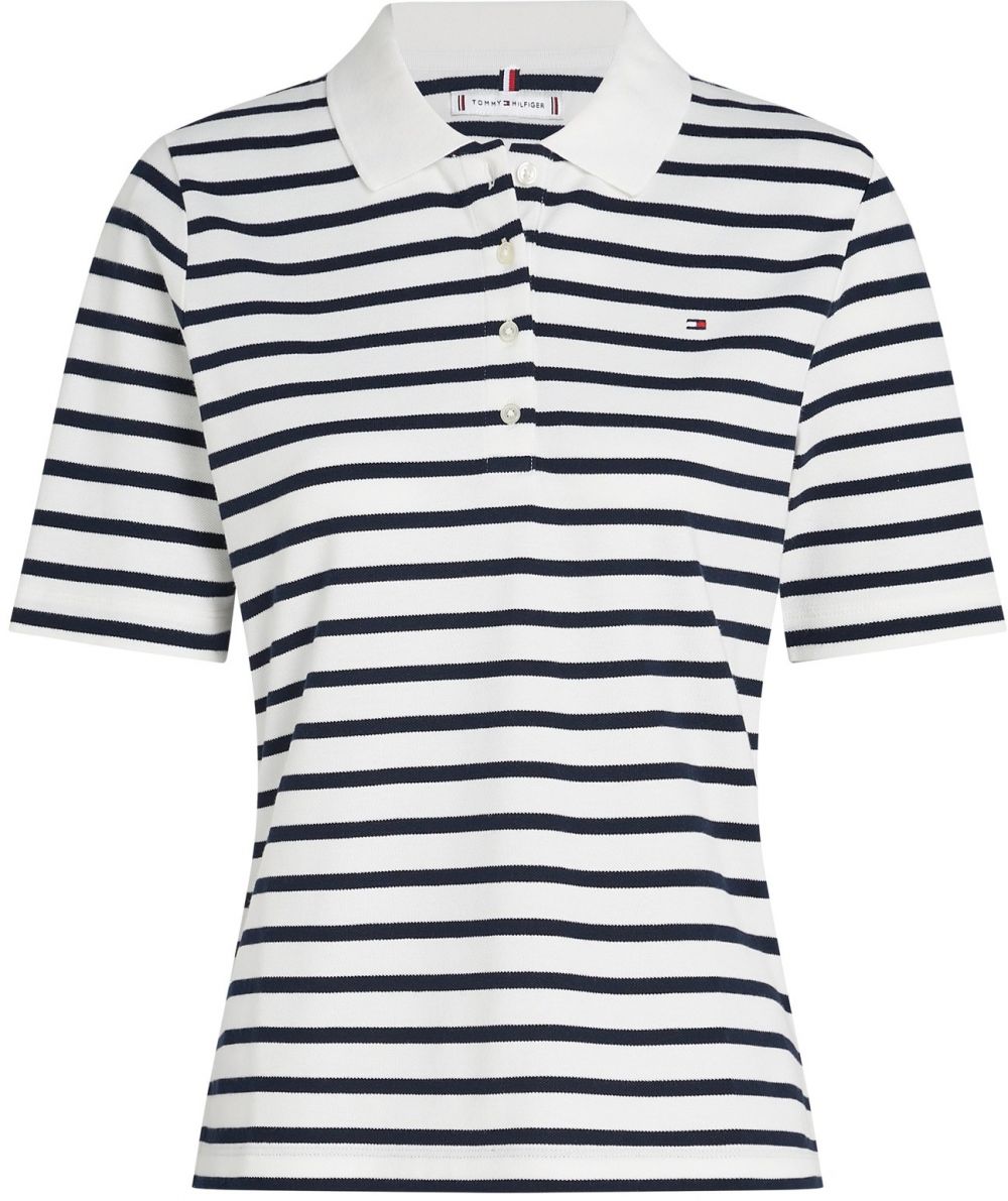 TOMMY HILFIGER Tričko '1985'  námornícka modrá / biela