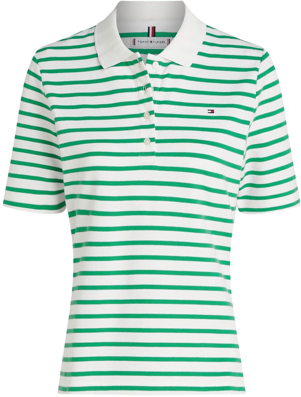 TOMMY HILFIGER Tričko '1985'  zelená / biela