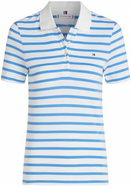 TOMMY HILFIGER Tričko '1985'  svetlomodrá / biela