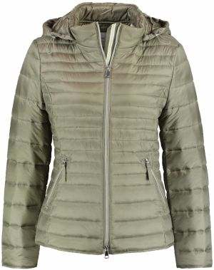 GERRY WEBER Prechodná bunda  olivová