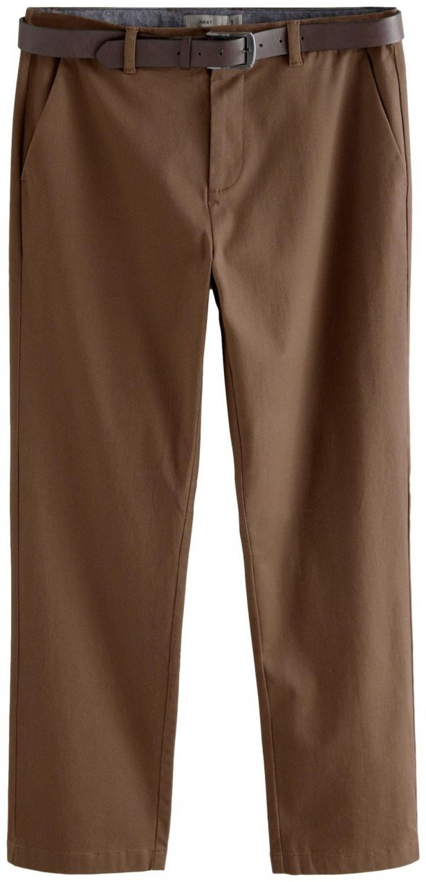Next Chino nohavice  hnedá