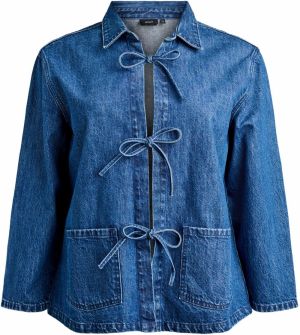 Zizzi Prechodná bunda 'Catami'  modrá denim
