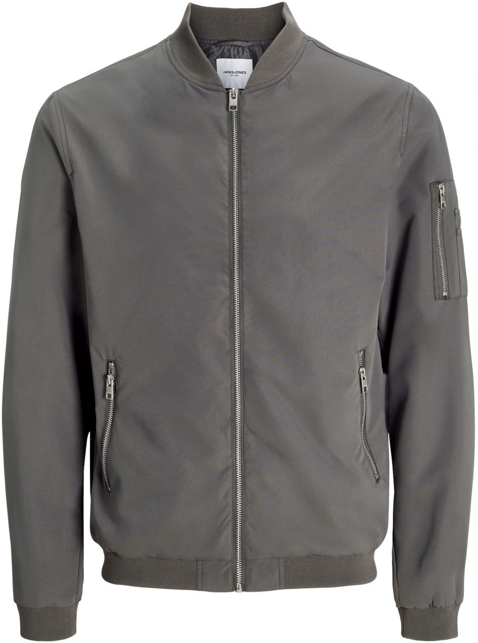 JACK & JONES Prechodná bunda 'JJERush'  tmavosivá