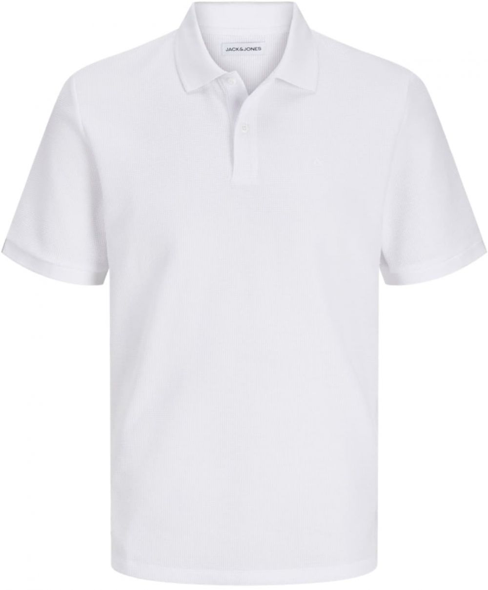 JACK & JONES Tričko 'JJEAustin'  šedobiela