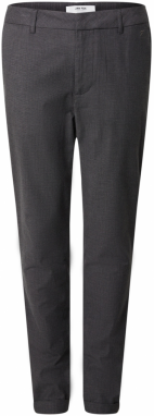 DAN FOX APPAREL Chino nohavice 'Devran'  sivá / tmavosivá