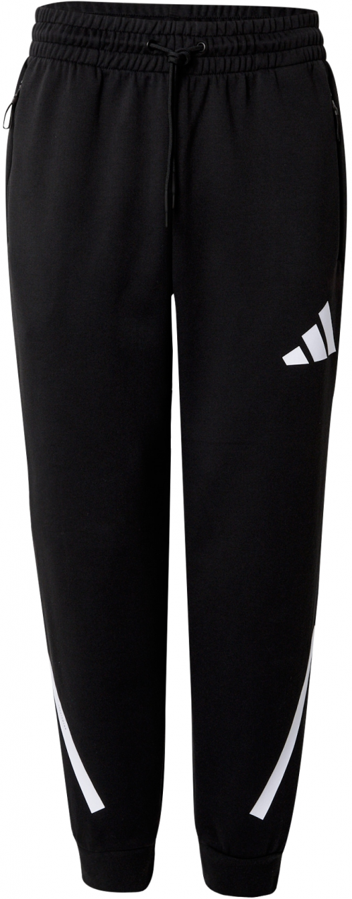 ADIDAS SPORTSWEAR Športové nohavice 'Z.N.E.'  čierna / biela