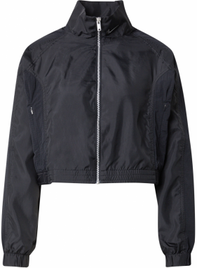 Nike Sportswear Prechodná bunda  sivá / čierna