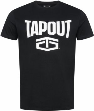 Tapout Tričko 'Active'  čierna / biela