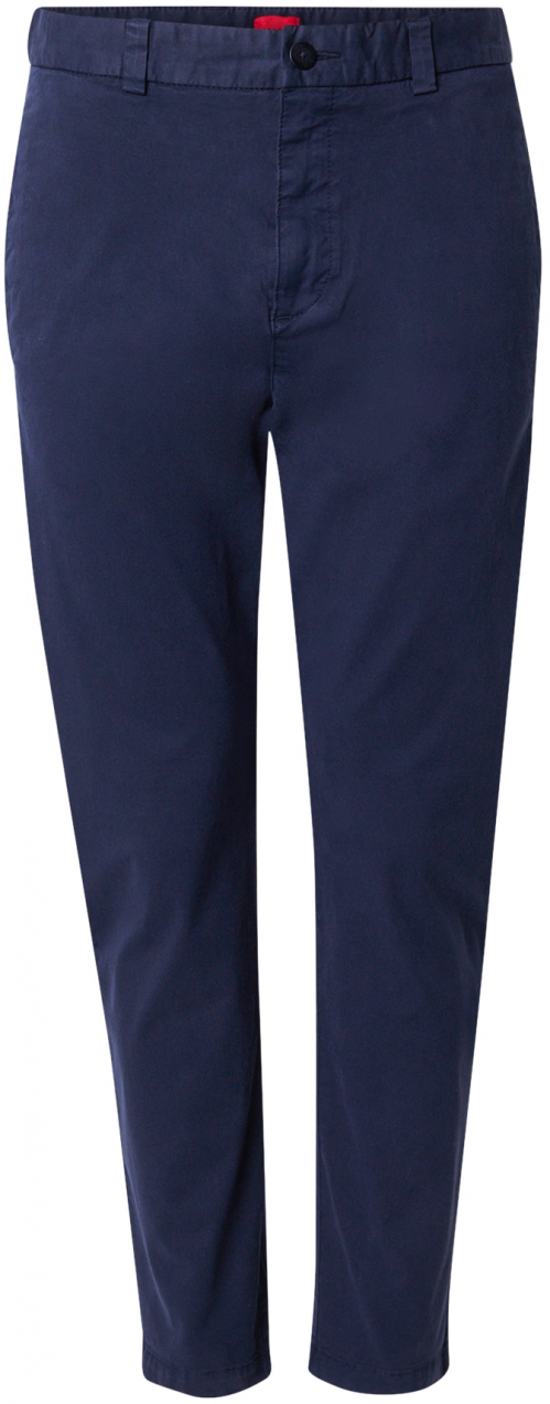 HUGO Chino nohavice 'David251D'  tmavomodrá