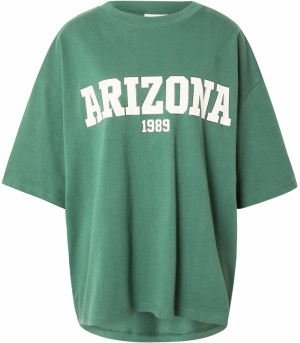 TOPSHOP Tričko 'Arizona'  tmavozelená / čierna / biela