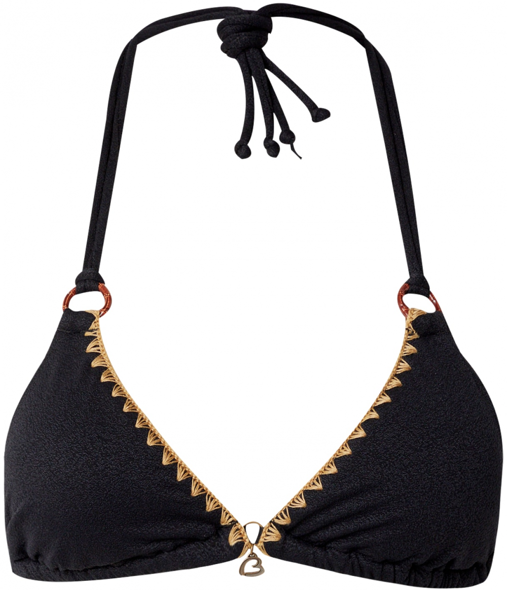 Banana Moon Bikinový top  farba ťavej srsti / čierna